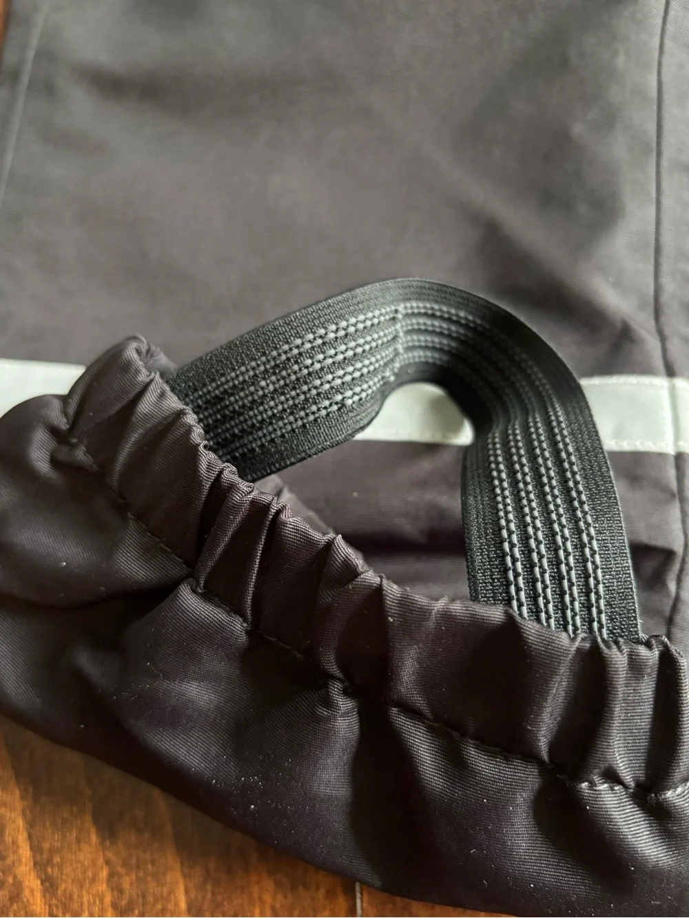 H&M Black Lightweight Rain Trousers, Kids Size 6